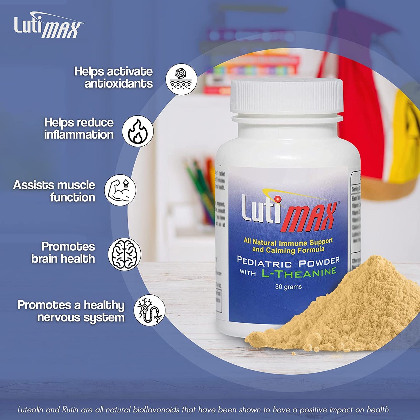 
                  
                    Pediatric Luteolin Powder + L-Theanine For Kids
                  
                